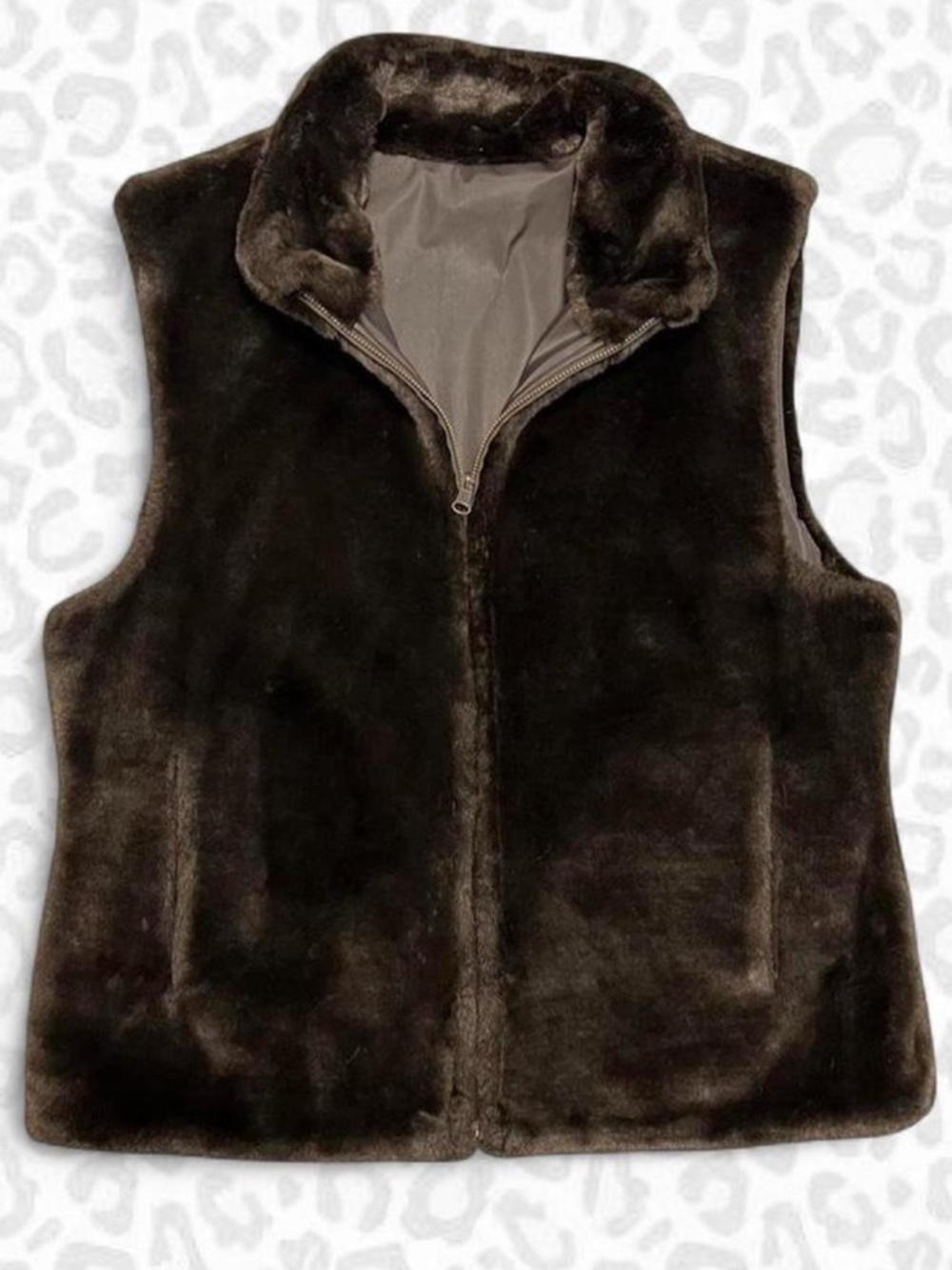 Blassport Reversible Faux Fur Vest – Size S